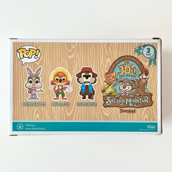 RARE Disney Parks Exclusive Splash Mountain 30th Anniversary Funko Pop Set - Picture 4 of 6